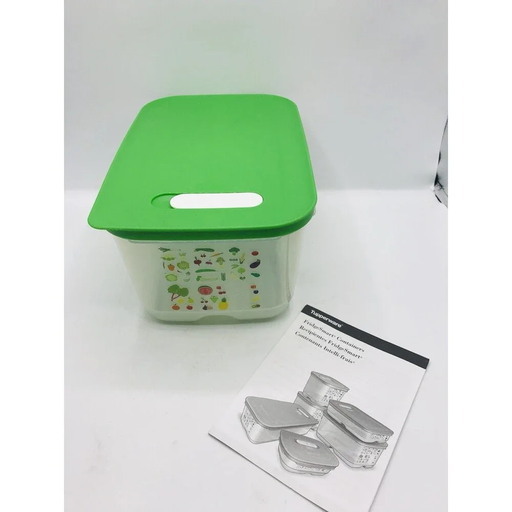 Fridgesmart Deep Container . Prolongs Life of Fruits & Veggies Tupperware 4 Qt